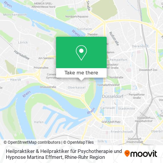 Heilpraktiker & Heilpraktiker für Psychotherapie und Hypnose Martina Effmert map