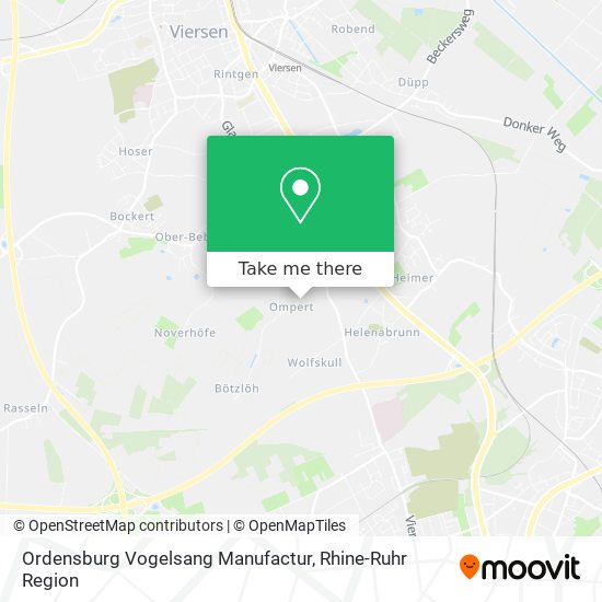 Ordensburg Vogelsang Manufactur map