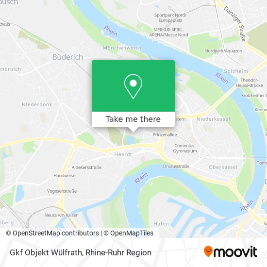 Карта Gkf Objekt Wülfrath