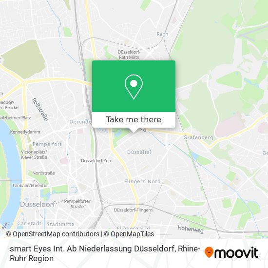 Карта smart Eyes Int. Ab Niederlassung Düsseldorf