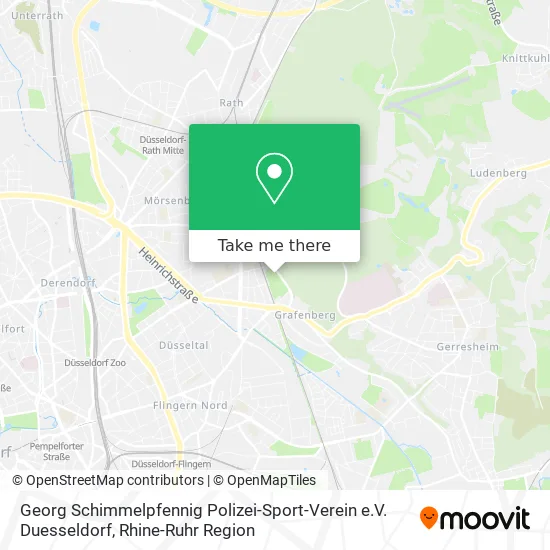 Georg Schimmelpfennig Polizei-Sport-Verein e.V. Duesseldorf map