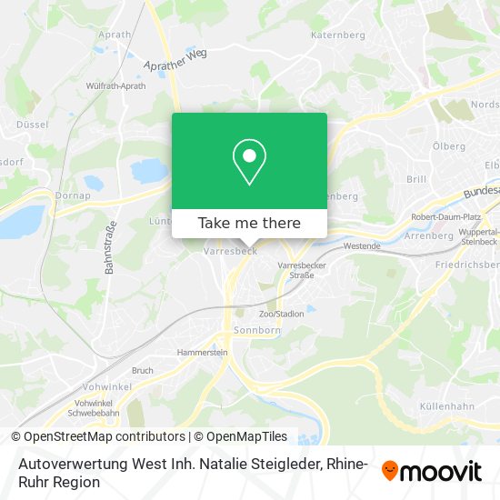 Autoverwertung West Inh. Natalie Steigleder map