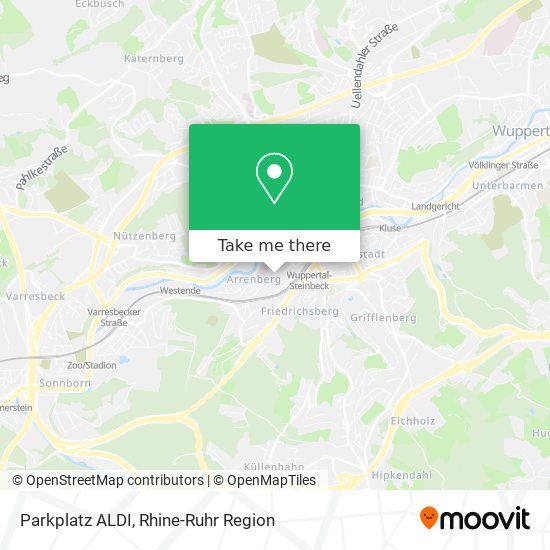 Parkplatz ALDI map