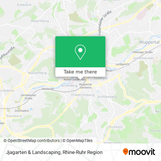 Jjagarten & Landscaping map