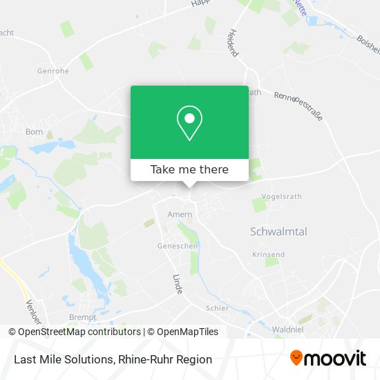 Last Mile Solutions map