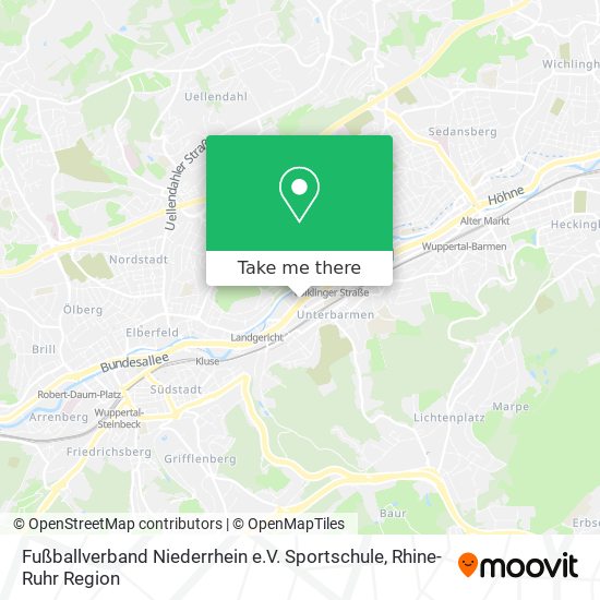 Fußballverband Niederrhein e.V. Sportschule map