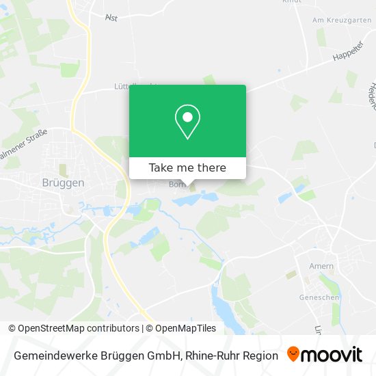 Gemeindewerke Brüggen GmbH map