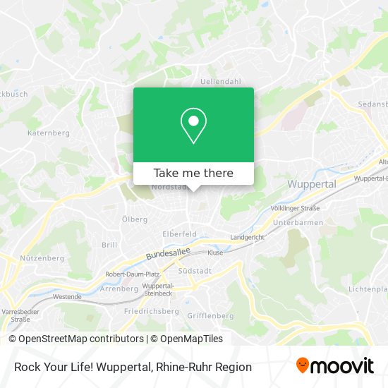 Rock Your Life! Wuppertal map