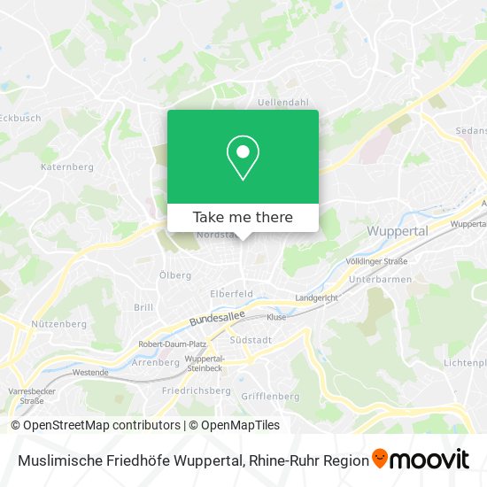 Muslimische Friedhöfe Wuppertal map