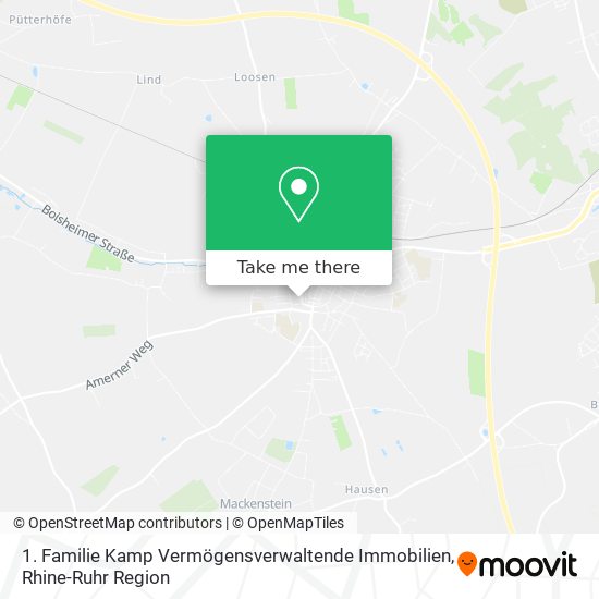 1. Familie Kamp Vermögensverwaltende Immobilien map