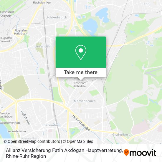 Allianz Versicherung Fatih Akdogan Hauptvertretung map