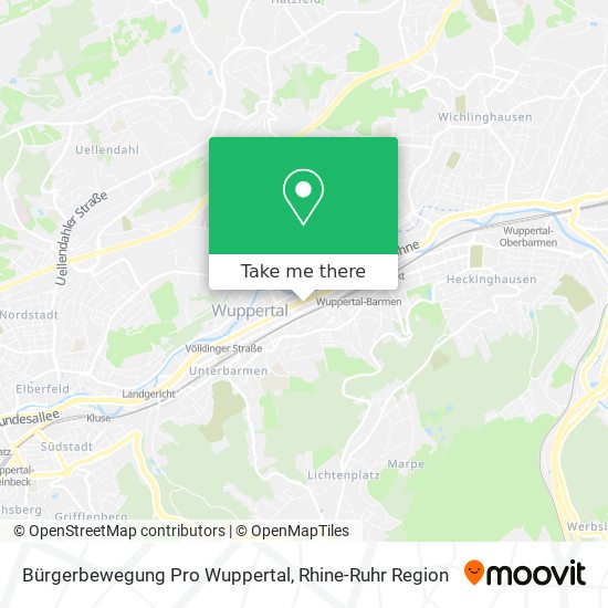 Карта Bürgerbewegung Pro Wuppertal