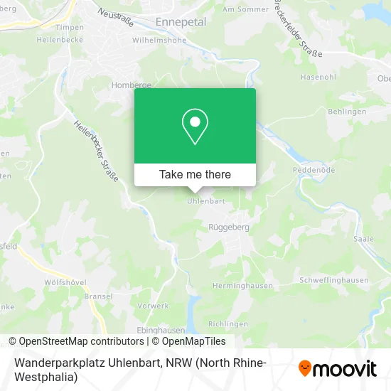 Карта Wanderparkplatz Uhlenbart