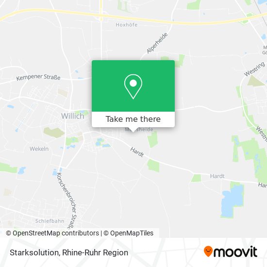 Starksolution map