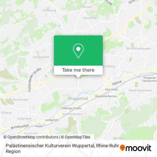 Palästinensischer Kulturverein Wuppertal map