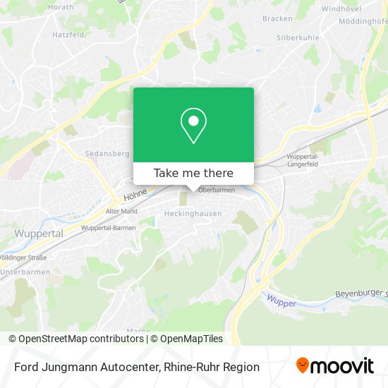 Ford Jungmann Autocenter map