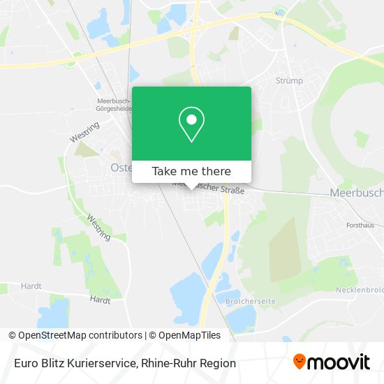 Euro Blitz Kurierservice map