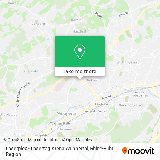 Laserplex - Lasertag Arena Wuppertal map