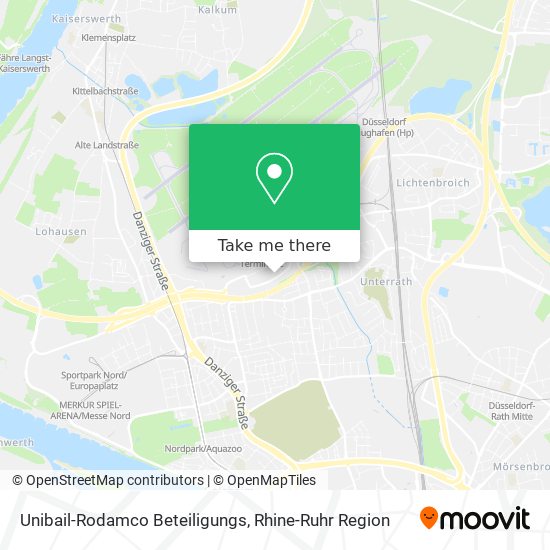 Unibail-Rodamco Beteiligungs map