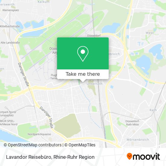 Lavandor Reisebüro map