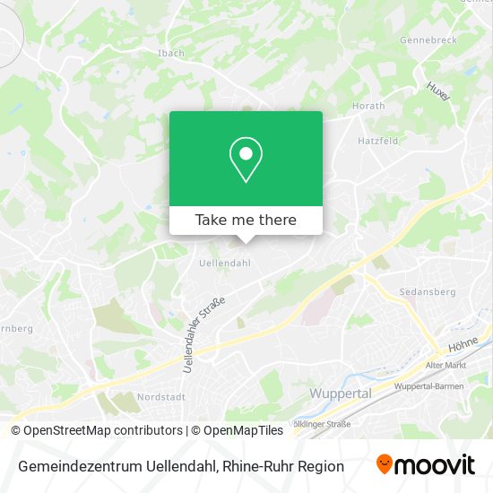 Gemeindezentrum Uellendahl map