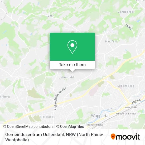 Карта Gemeindezentrum Uellendahl