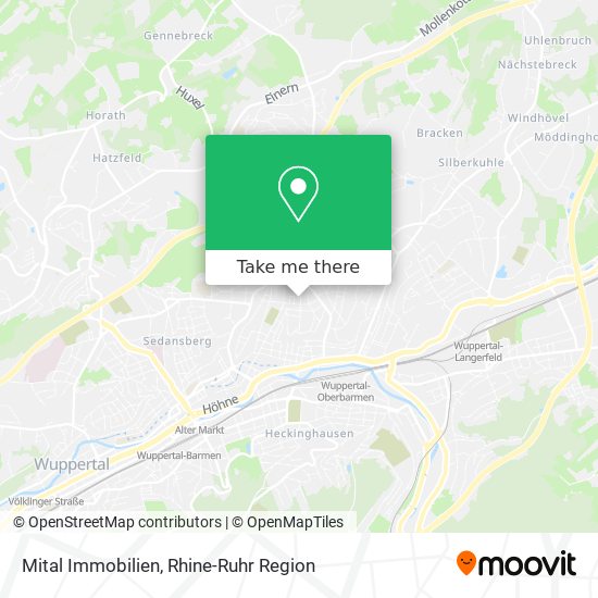 Mital Immobilien map