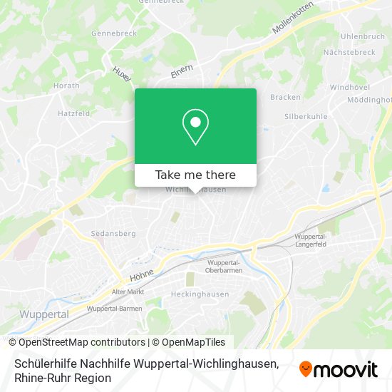 Schülerhilfe Nachhilfe Wuppertal-Wichlinghausen map
