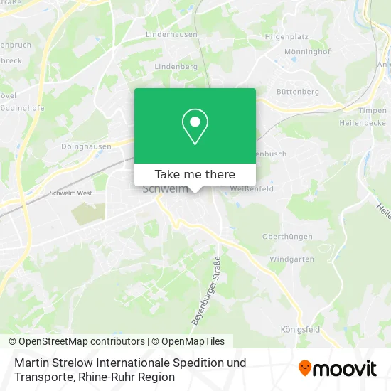 Карта Martin Strelow Internationale Spedition und Transporte