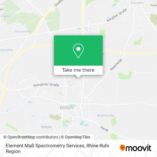 Element Maß Spectrometry Services map