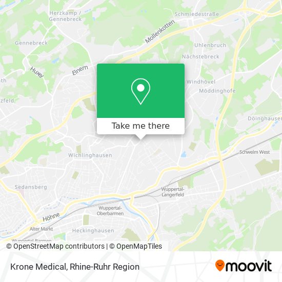 Krone Medical map