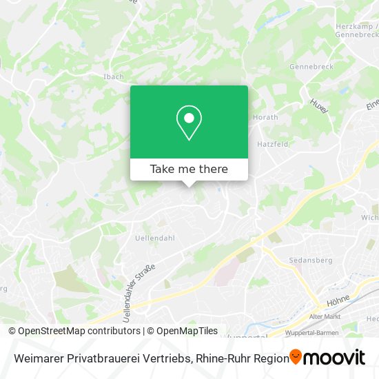 Weimarer Privatbrauerei Vertriebs map