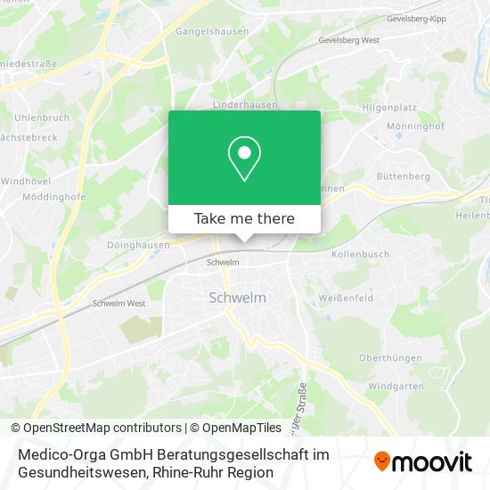 Medico-Orga GmbH Beratungsgesellschaft im Gesundheitswesen map