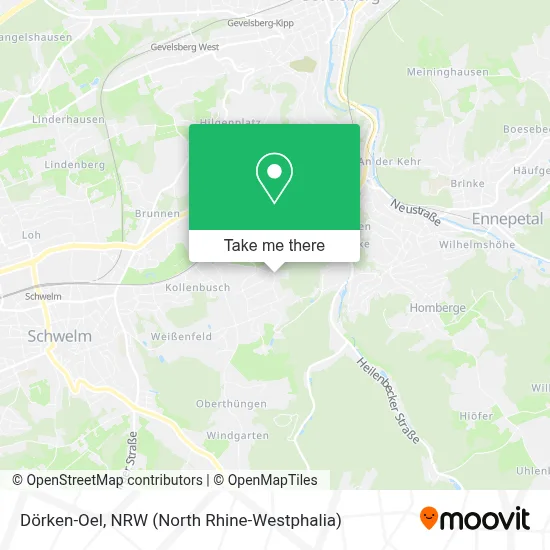 Dörken-Oel map
