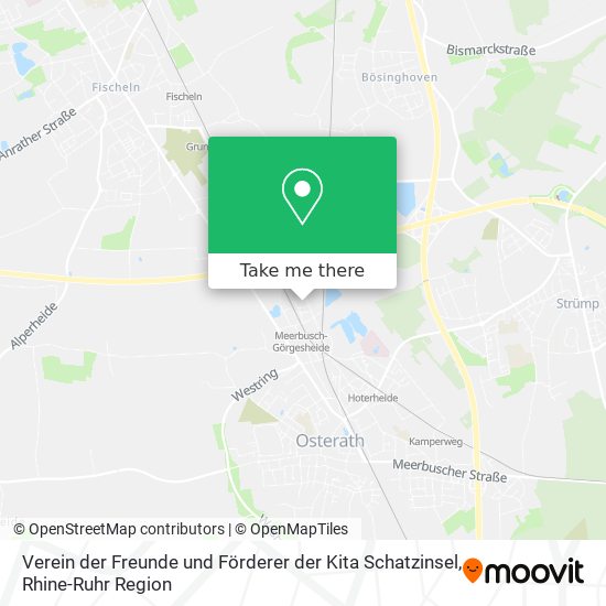 Карта Verein der Freunde und Förderer der Kita Schatzinsel