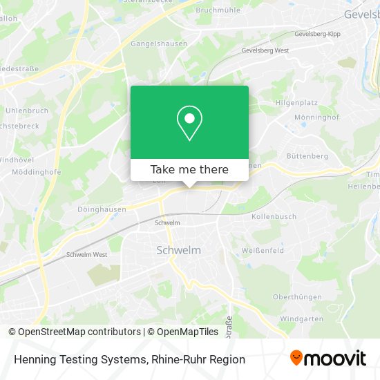 Henning Testing Systems map