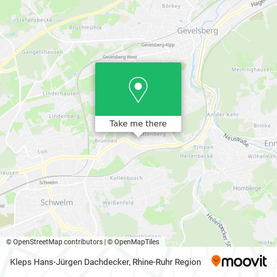 Kleps Hans-Jürgen Dachdecker map