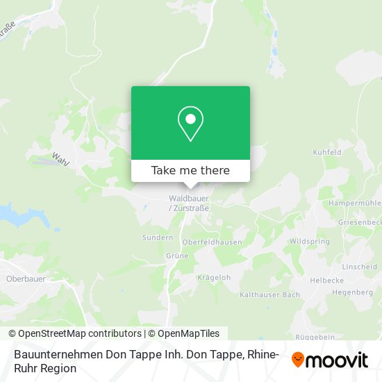 Bauunternehmen Don Tappe Inh. Don Tappe map