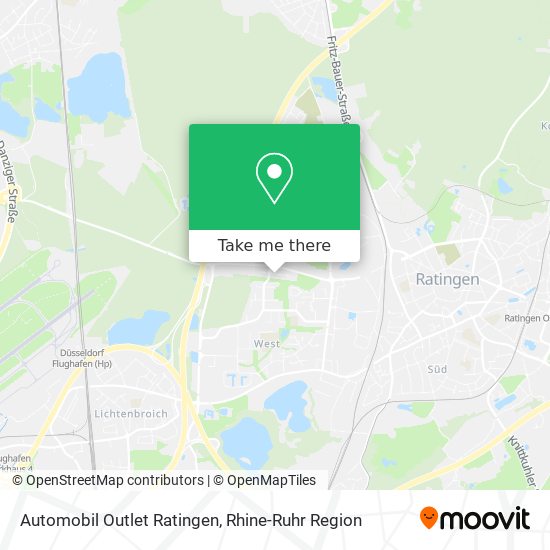 Automobil Outlet Ratingen map