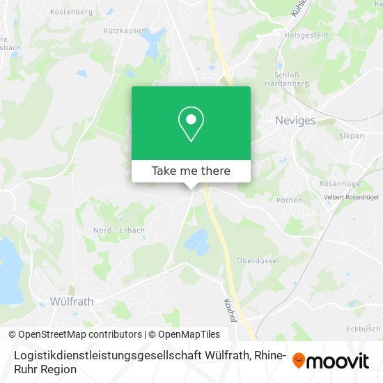Logistikdienstleistungsgesellschaft Wülfrath map