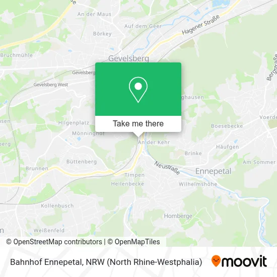 Bahnhof Ennepetal map