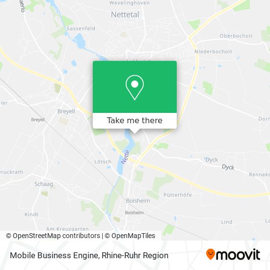 Mobile Business Engine map