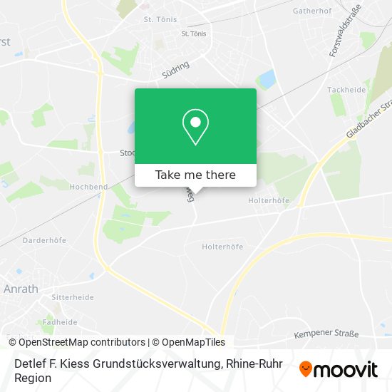 Detlef F. Kiess Grundstücksverwaltung map