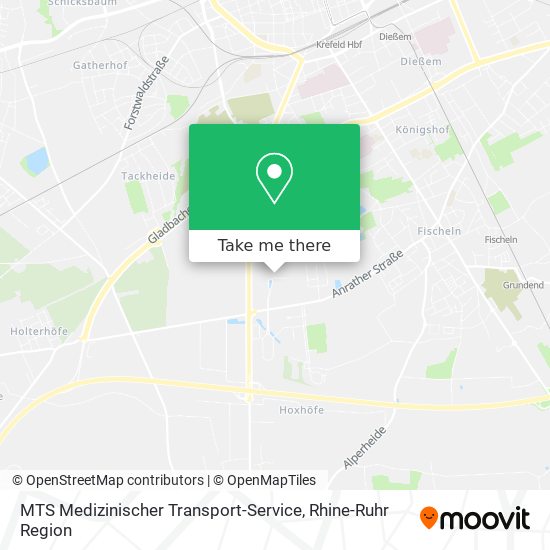 MTS Medizinischer Transport-Service map