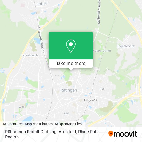 Rübsamen Rudolf Dipl.-Ing. Architekt map