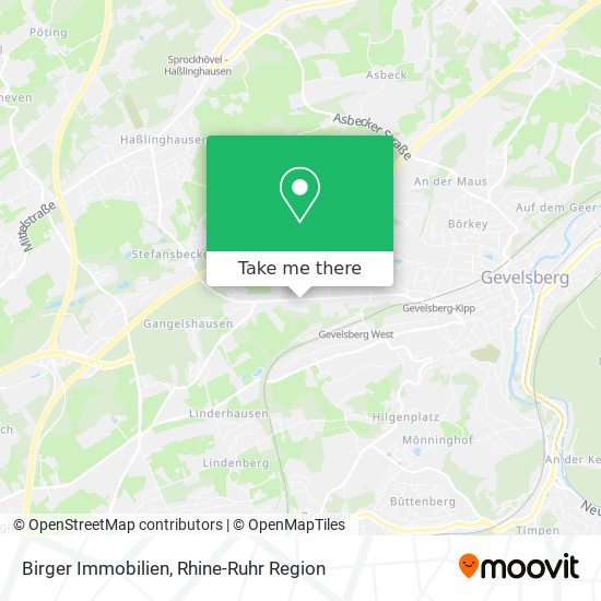 Birger Immobilien map