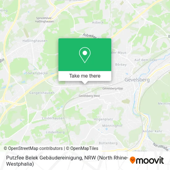 Карта Putzfee Belek Gebäudereinigung