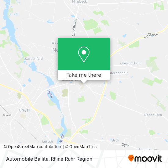 Automobile Ballita map