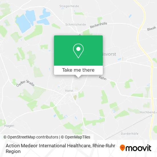 Action Medeor International Healthcare map