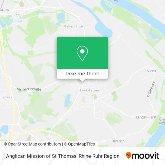 Карта Anglican Mission of St Thomas